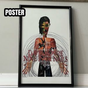 David Bowie and NINE INCH NAILS Tour Reproduction Poster